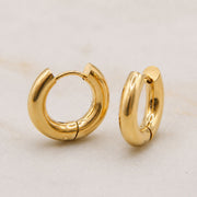Chunky Gold Hoop Earrings