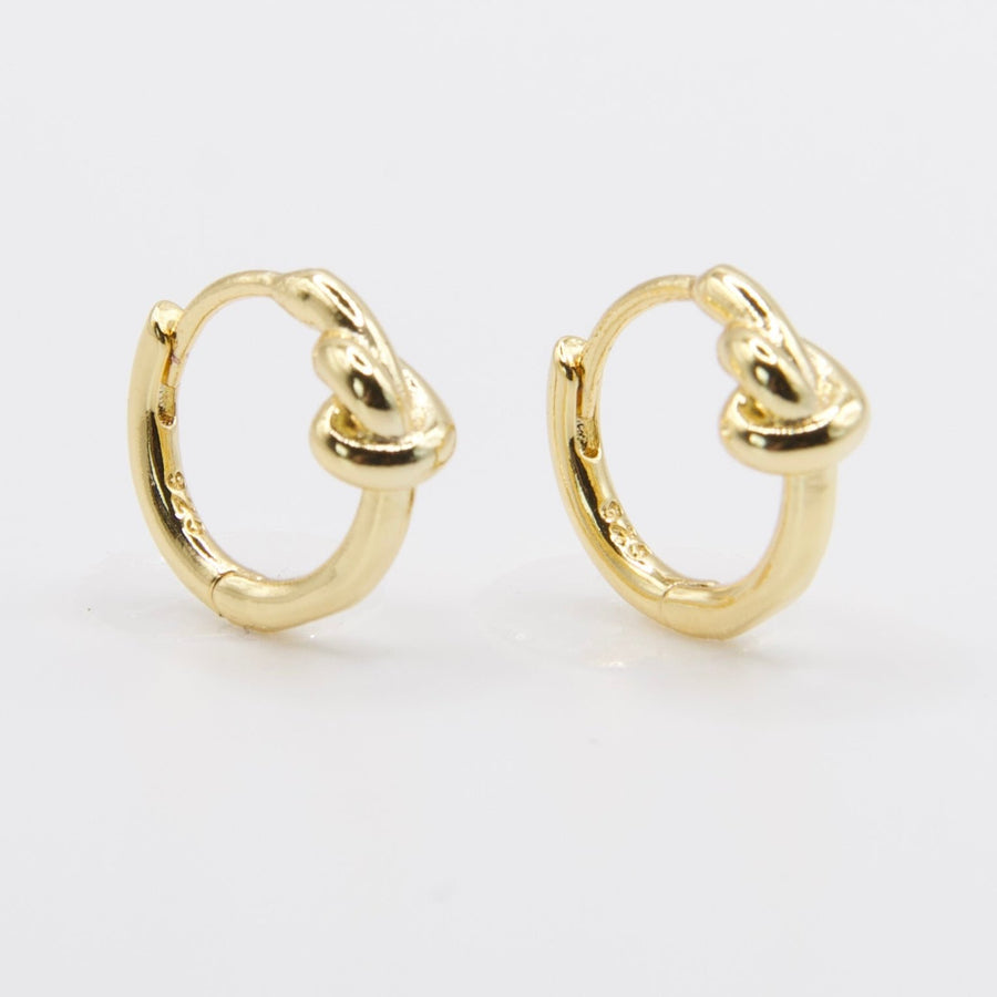Gold Knotted Earrings